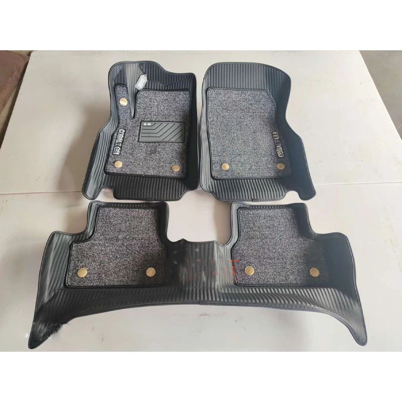 Chinese  made hot  pressed car floor mats preferred car floor mats straw mat