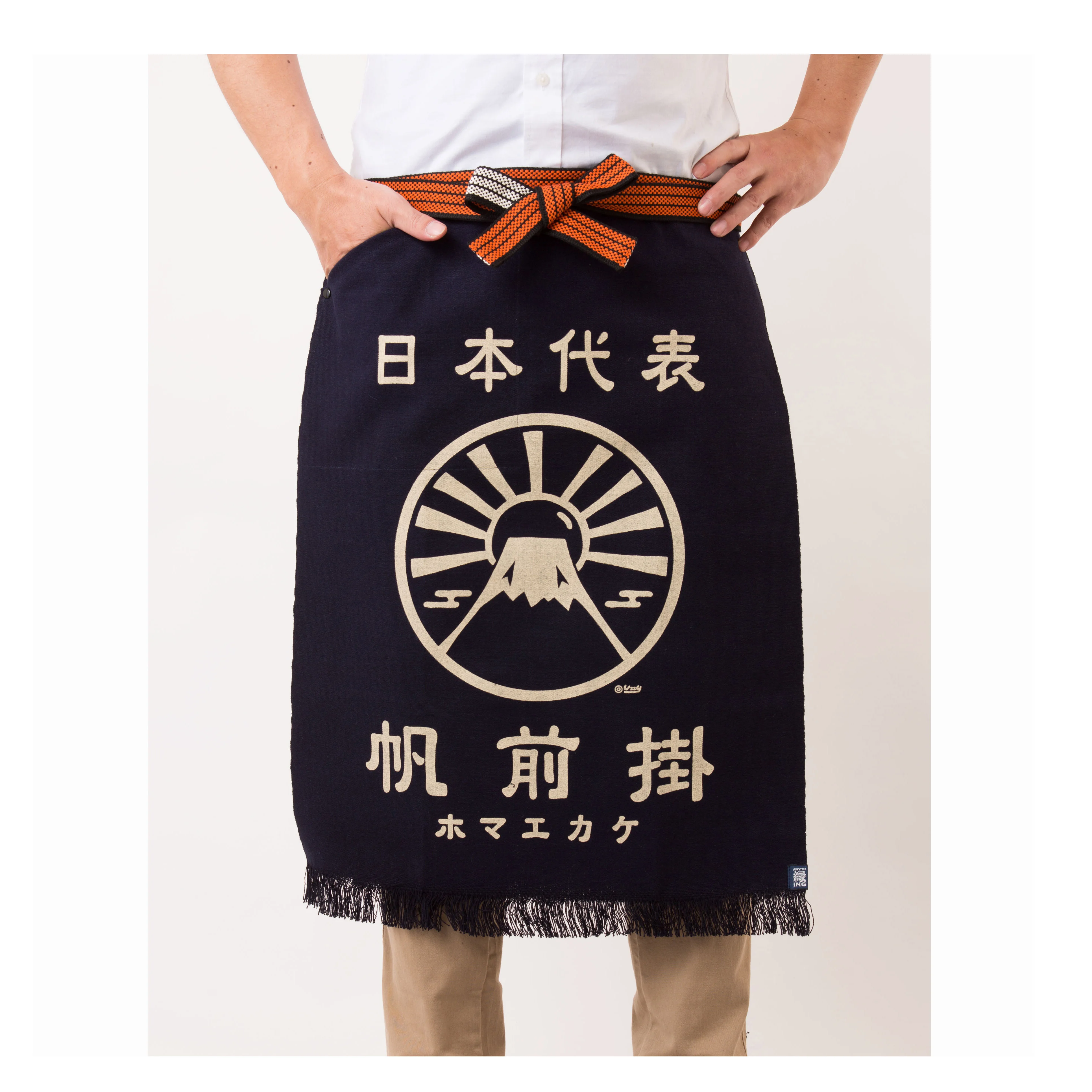 
Japanese Hot Selling Cotton Manufacture Set Apron With Design And Pocket 