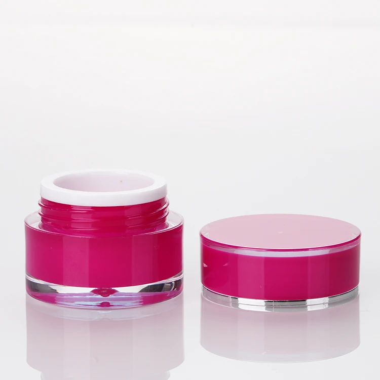 5g 10g 15g 30g 50g Luxury cosmetic containers new style oval shaped gold acrylic cosmetic cream jars