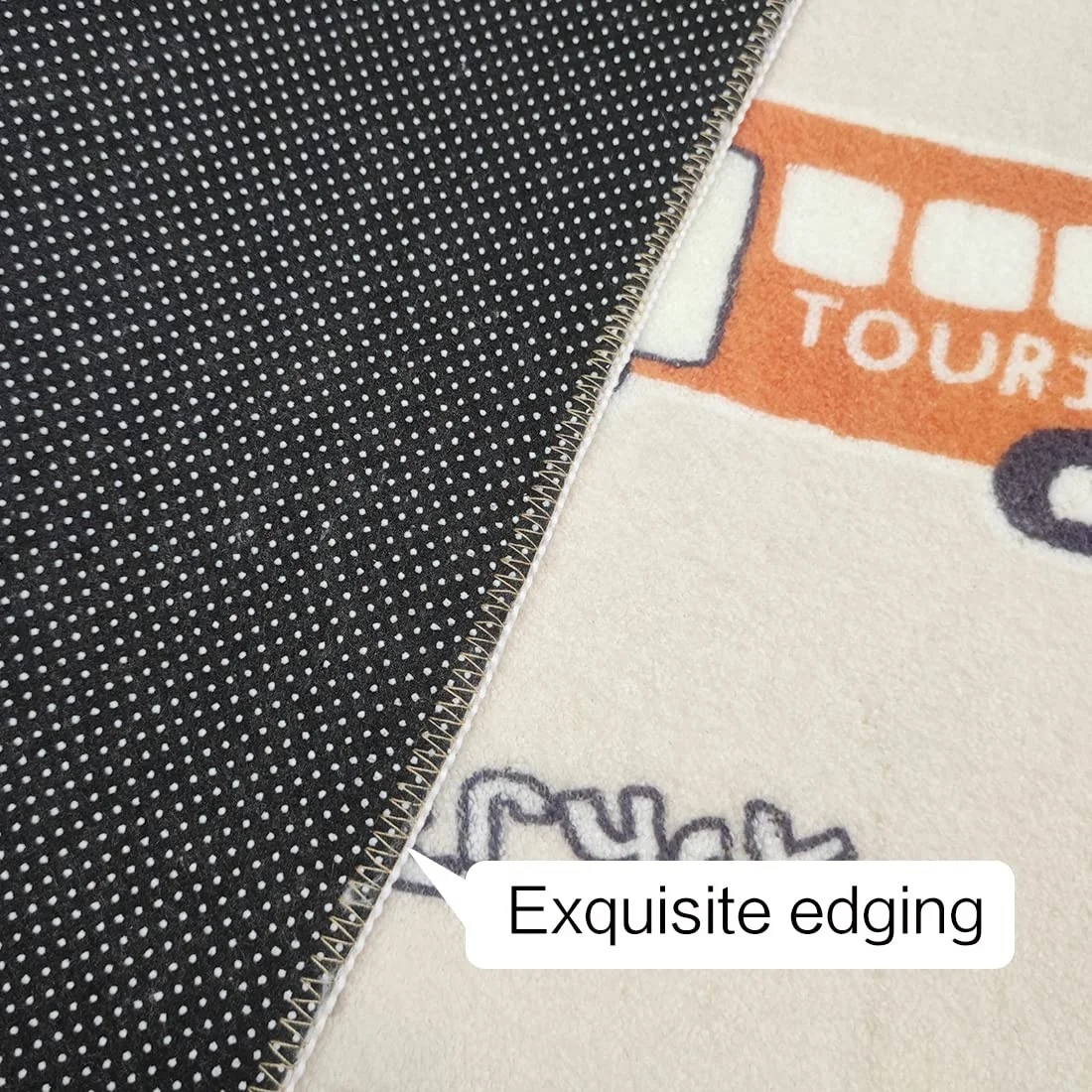 Soft Plush Soldiers and Horses Round Shape 3D Printed Children Carpet Eco-Friendly Nursery Rug