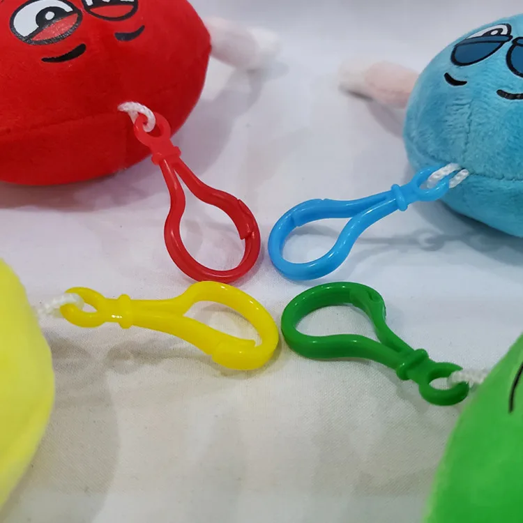 Factory Direct Sales Milk Chocolate MM Soft Toy Doll Doll Machine Pendant M Beans Key Chain Toys