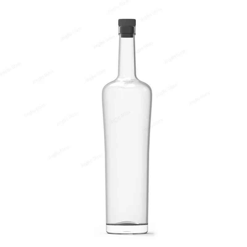 500Ml 1000Ml 700Ml 375Ml 750Ml Clear Printing Super Flint Screw Cork Top Rum Tequila Vodka Gin Glass Liquor Spirit Bottle