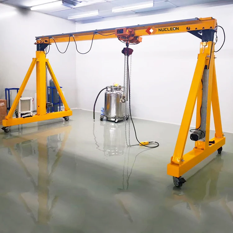 professional customized single girder 2 ton 3 ton 8 ton indoor warehouse mobile gantry crane