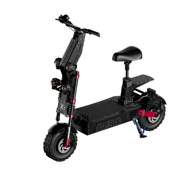 US Stock 60V 8000W TOP Speed 90KM/H OFF-ROAD Electric Scooter with 14inch Fat Tires and Digital LCD Display Folding E-Scooter