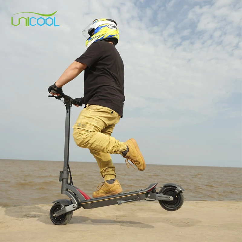Unicool  8 Inch Oem 800W 48V City Two Wheels Adult Foldable Electric Scooter For Dual Motor