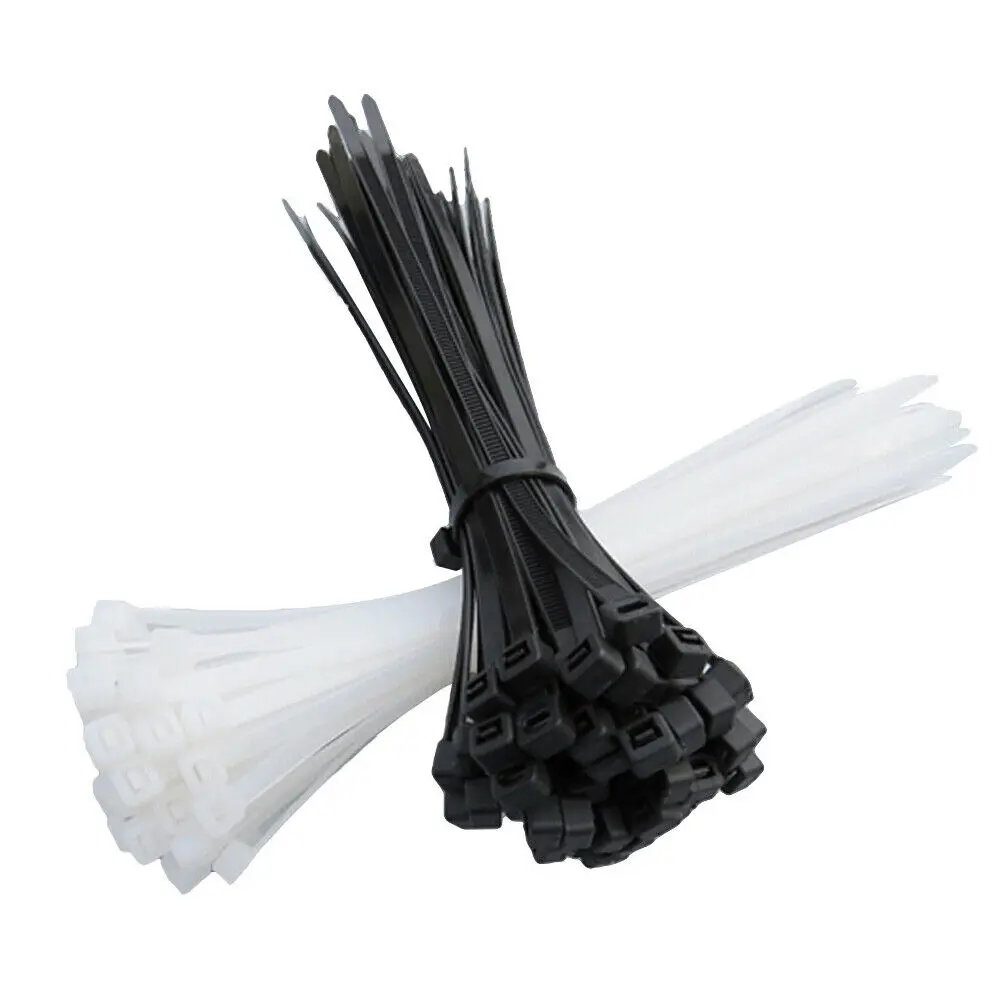 China Factory Nylon 66 Pa 66 Material Cable Tie Plastic Supplier Cable Clamp Strap Wraps Zip Ties