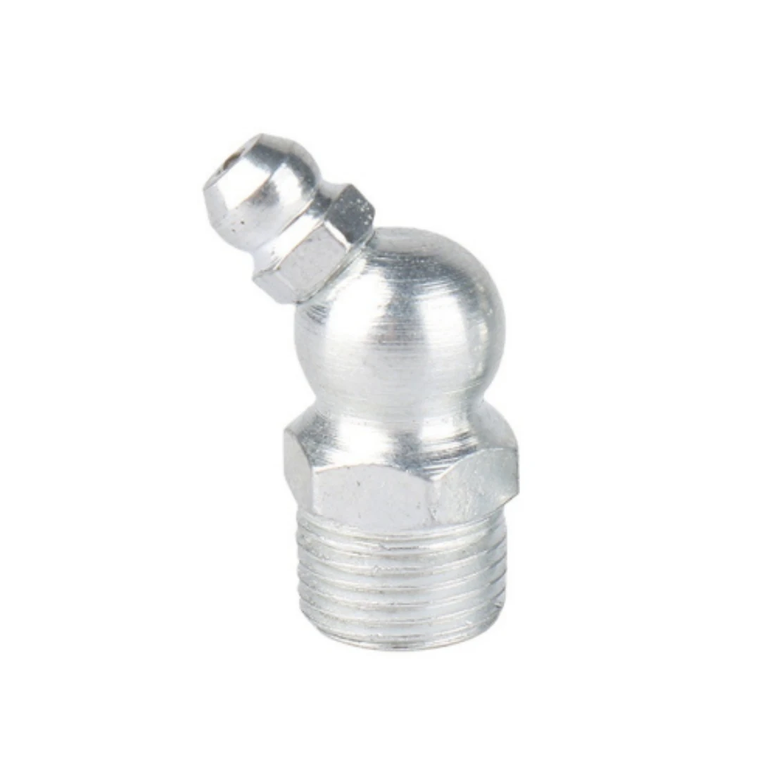 Steel Grease Nipples Hydraulic Type DIN 71412 M10 X 1 mm Straight