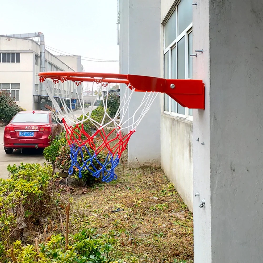 Metal Steel Outdoor Basketball Ring Rim Wall Mount Basketball Hoop Durable Basketball Rim