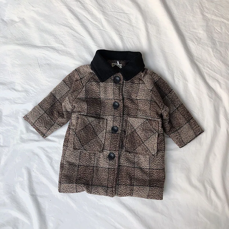 
 Оптовая продажа 2019, детская одежда, осенняя Толстая Детская куртка, хлопковое пальто  