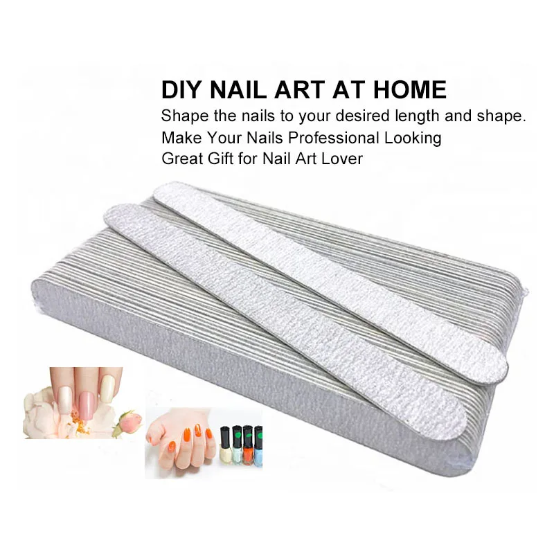 High Quality Custom Printing Logo Wooden Nail File Disposable zebra nail file