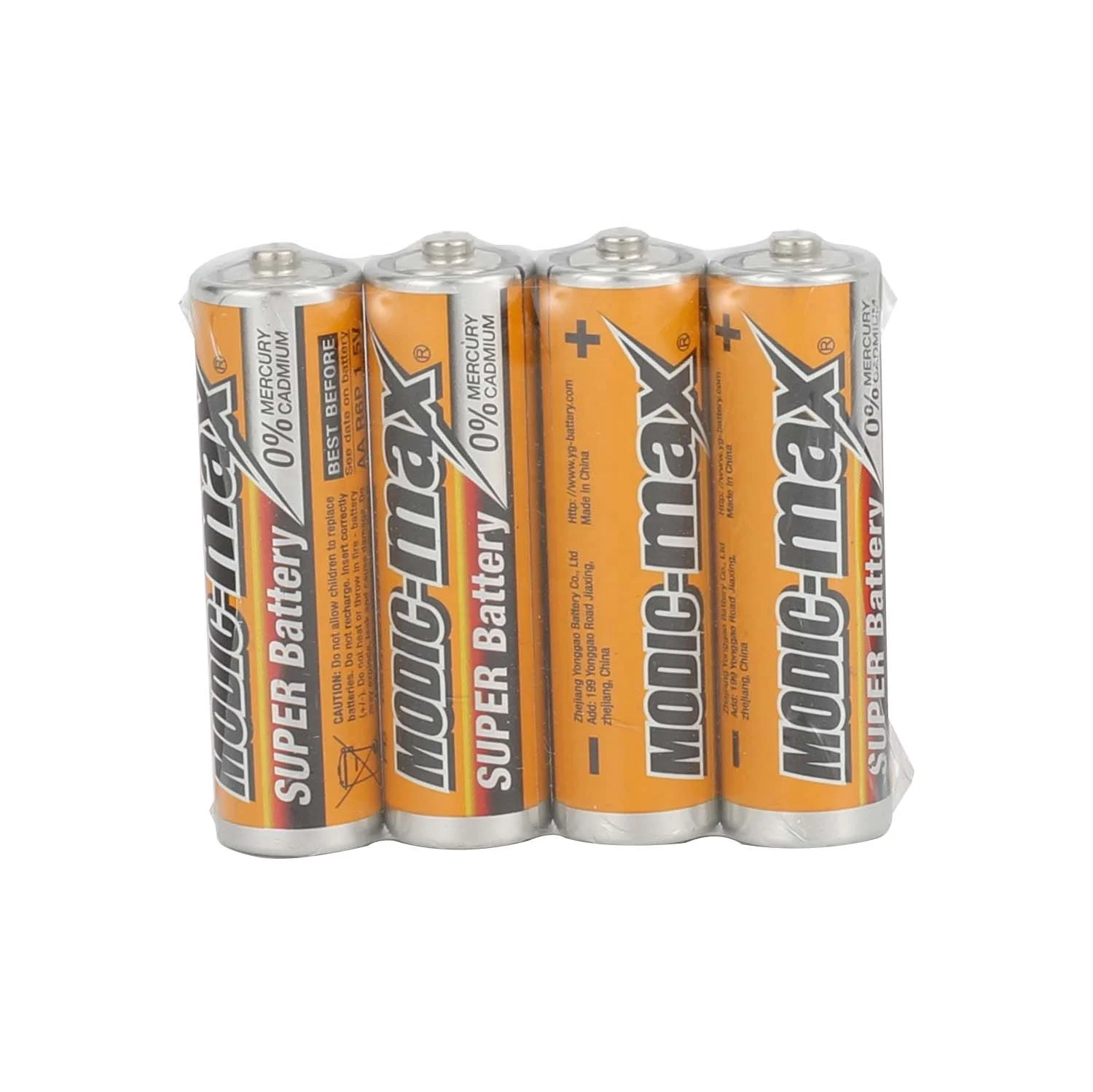 Super Heavy Duty Zinc Carbon Battery R6-AA-METAL JACKET -2B