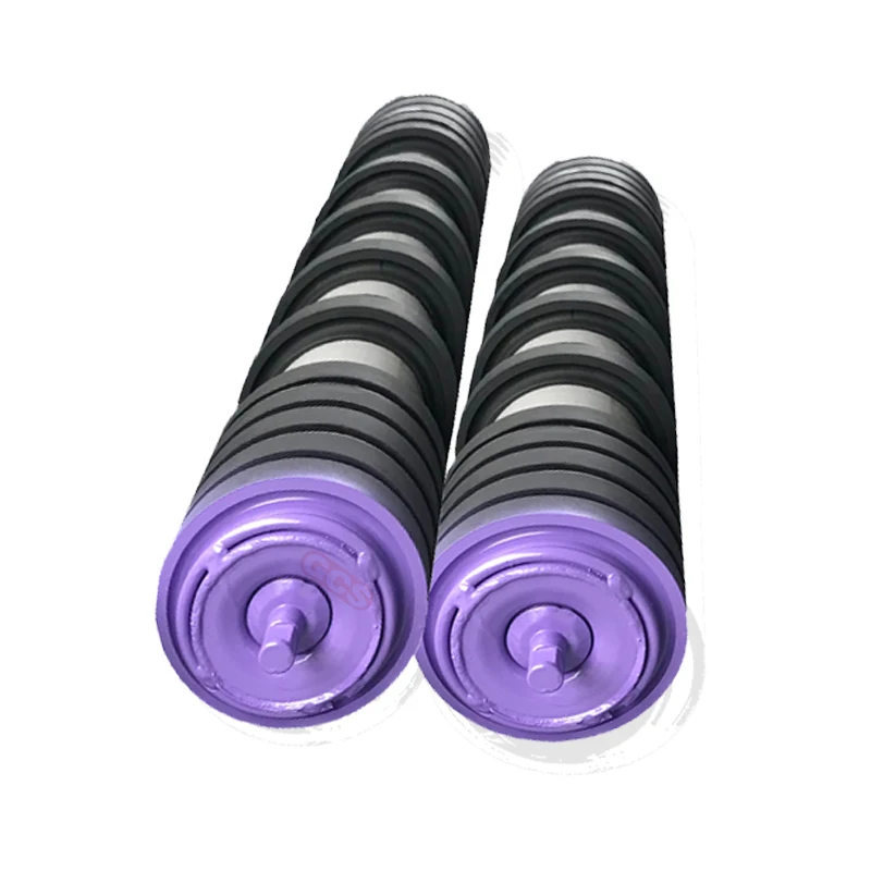 Impact Idlers rubber Carrier Idler/ Long Using Life idler