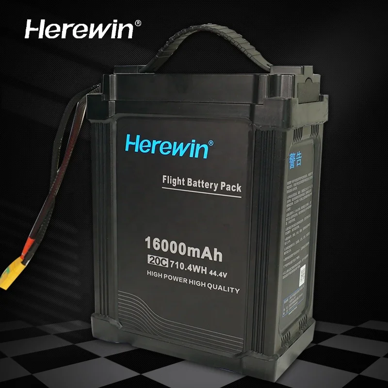 Herewin lifepo4 pack rechargeable batteries 22Ah 51.8V 20C 14series Tattu intelligent Li-ion cell battery for quadcopter drone