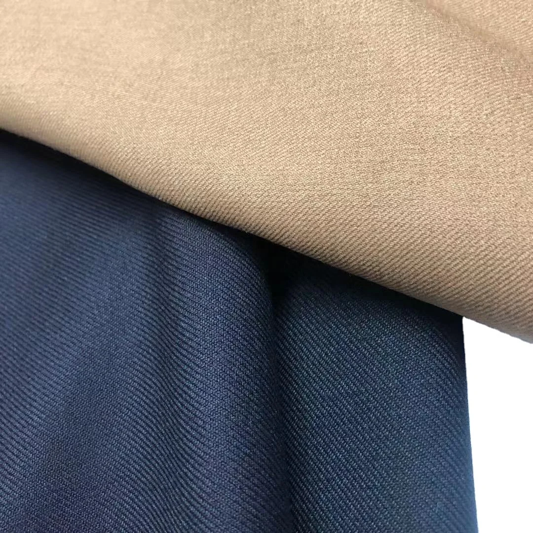 435g/m all season  33%wool 53%polyester 17%rayon worsted twill fabric
