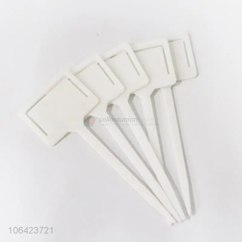 China Repeated Use Replaceable Paper Jam Printed Plant T Type Abels Plastic Plant ID Tags Markers For Garden