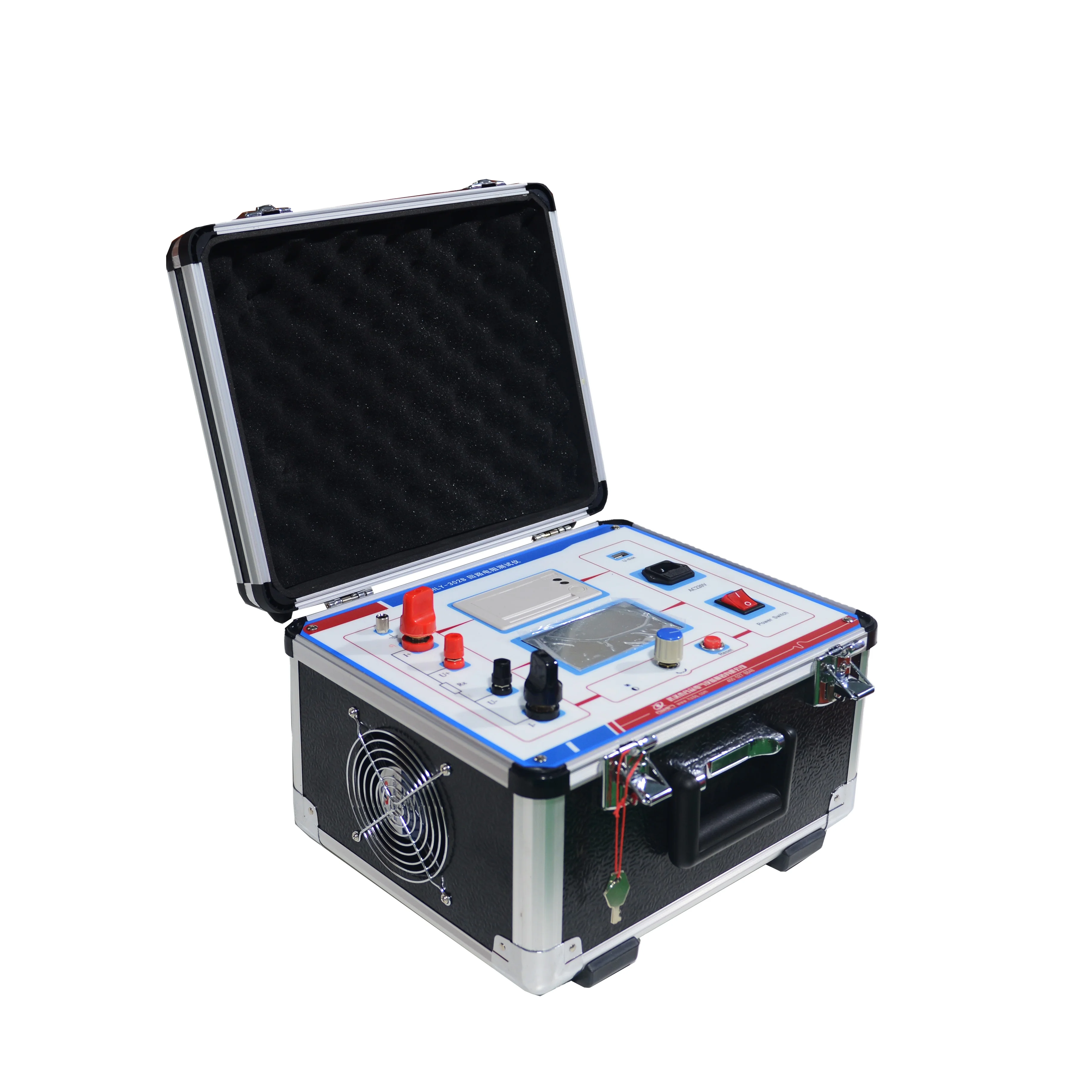 China RDHL 100A 200A Circuit Breaker Resistance Tester Switch Loop Resistance Meter Micro Ohmmeter Contact Resistance Tester