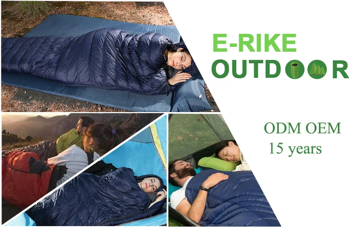 E-rike Large Waterproof Sleeping Bags Cold Weather New Design for  Camping Winter Below Zero