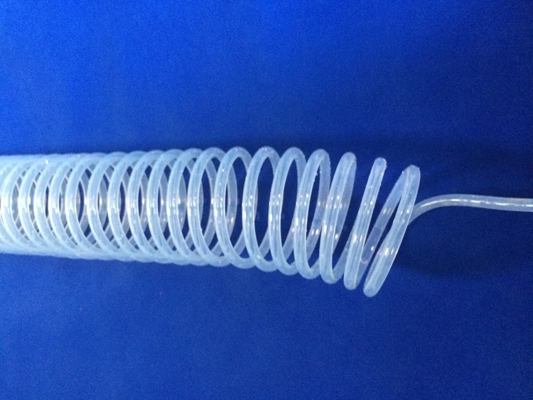 Factory Price transparent FEP plastic coil tube / winding tube / extension coil pipe FEP Tubing