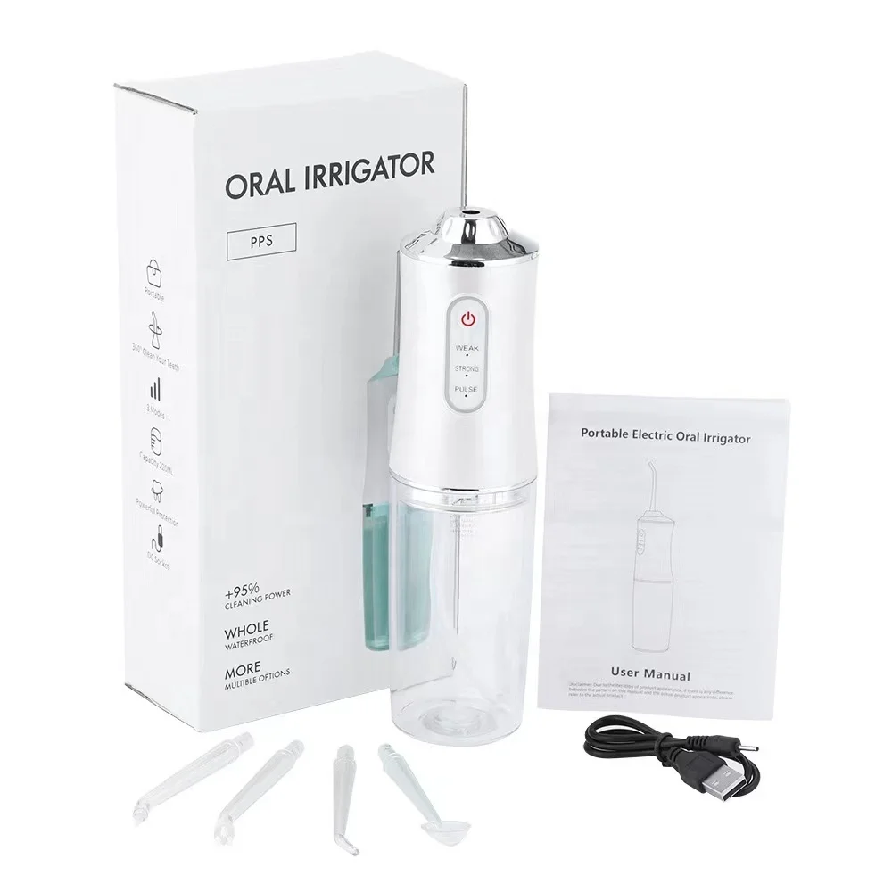 Best Selling Rechargeable Ipx7 Waterproof Oral Irrigator Power Waterpick Dental Water Jet Flosser For Teeth Cleaning