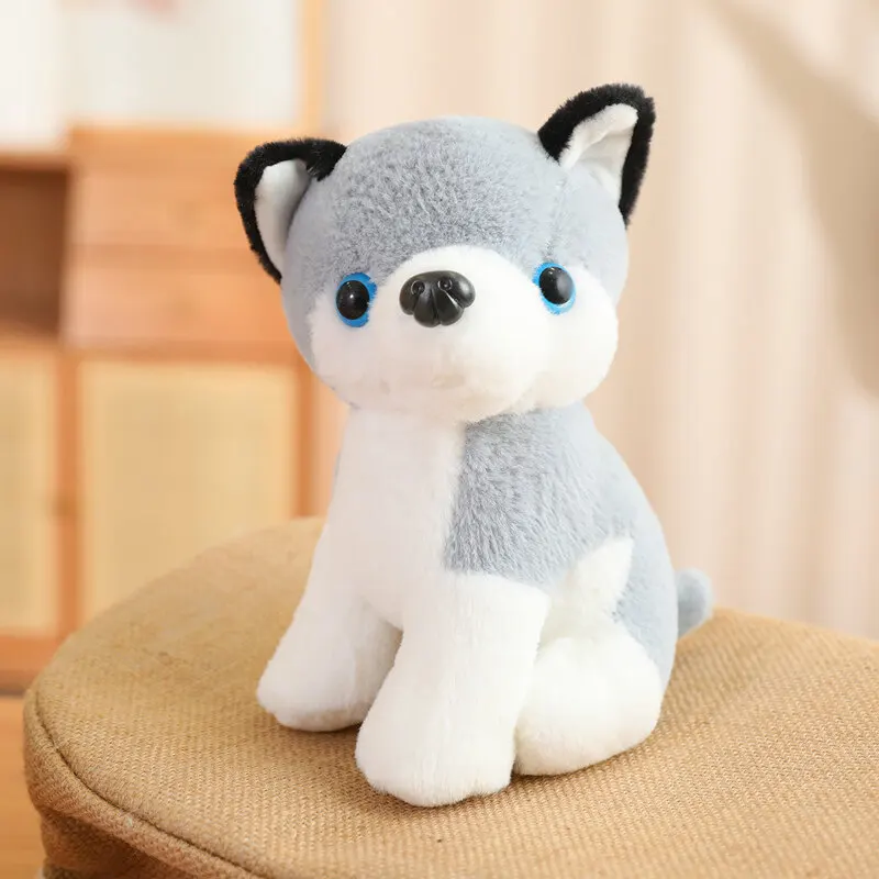 High Quality Super Soft Husky Dog Stuffed Animals Plush Toys For Kids Plushie Gifts