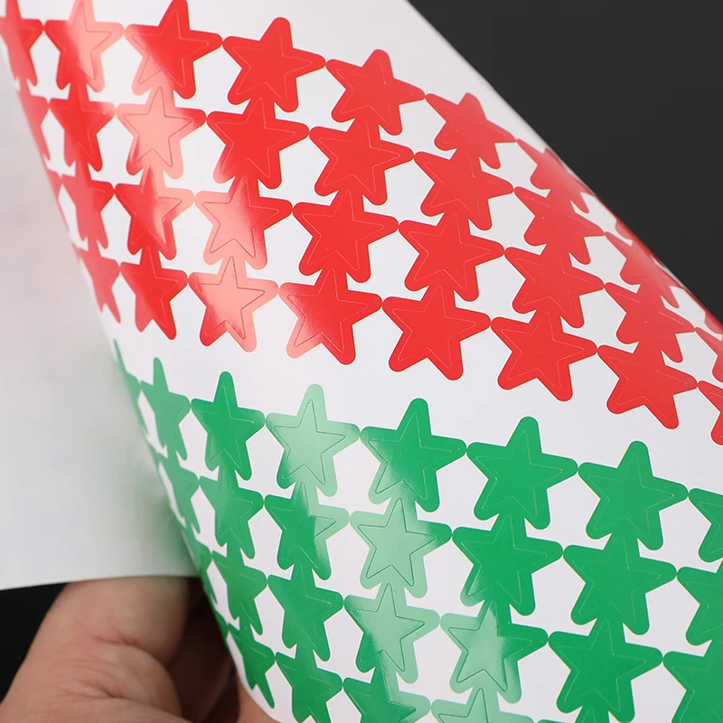 Hot Sales Reward Star Shape Self-Adhesive  Stickers  Color Stickers
