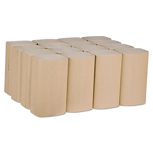 Factory OEM ODM 1 PLY 100 To 300 Sheets Single Fold Brown Paper Towel V Fold Paper Towel