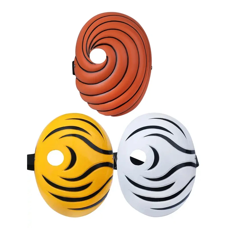 Hot sell japanese samurai kakashi bulk anime halloween tobi face obito mask full face adult party Masks