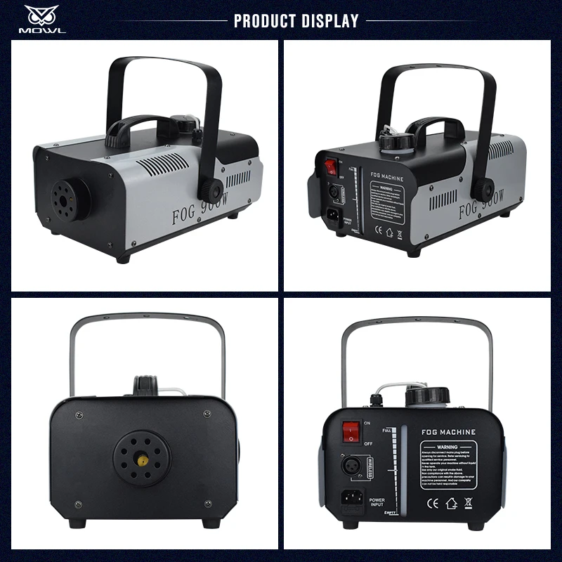 Wireless Control Smoke Machine 900W Fog Machine for DJ Disco Night Club