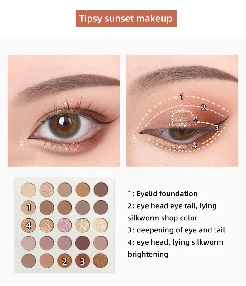 Matte Mini Eyeshadow Palette Pigmented DIY Empty Eyeshadow Colors Eye Shadow Cosmetic Makeup Eye Shadow Eyeshadow Palette