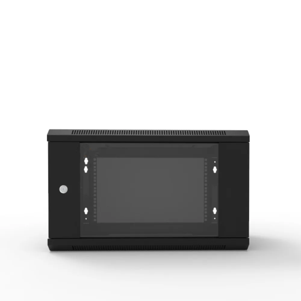 19 Inch 4U 12U 15U Lockable Black Wall Mount Network Server Rack