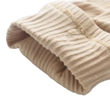 Plain Rib Big Bowknot Crew Custom Cotton Children Girl Tights for Kids Breathable