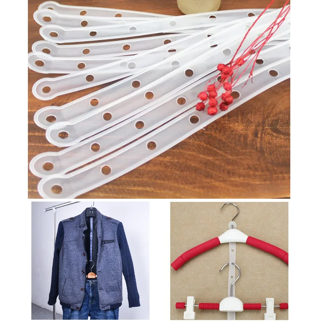 14 holes Plastic Clothing Shop Displays Stable Hanger Connector Strips 14 Holes Suit Connecting Supplies