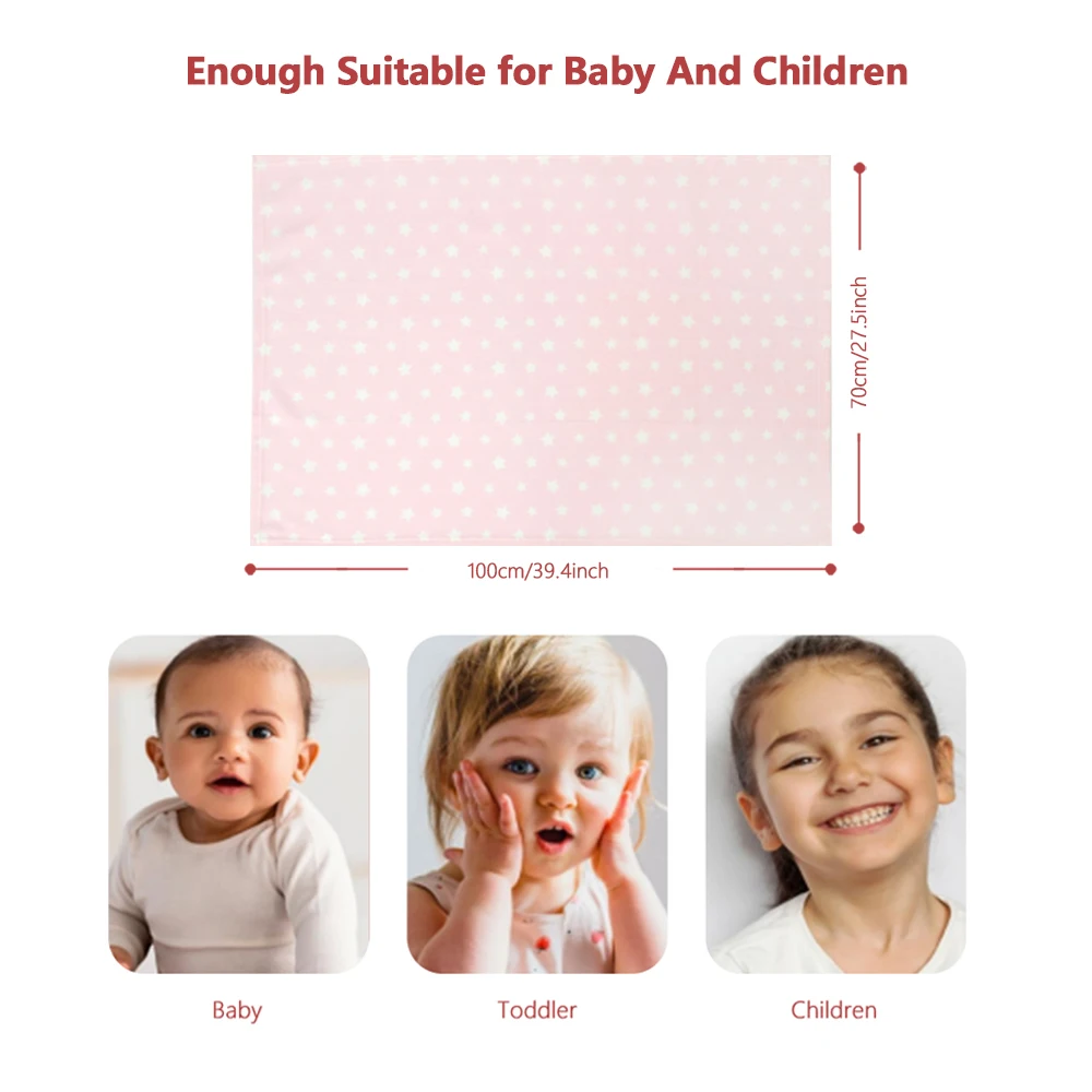 Hot Selling Baby Products Soft and Comfortable Brushed-Cotton Texture Stylish Woven Star Pattern Baby Blanket Set