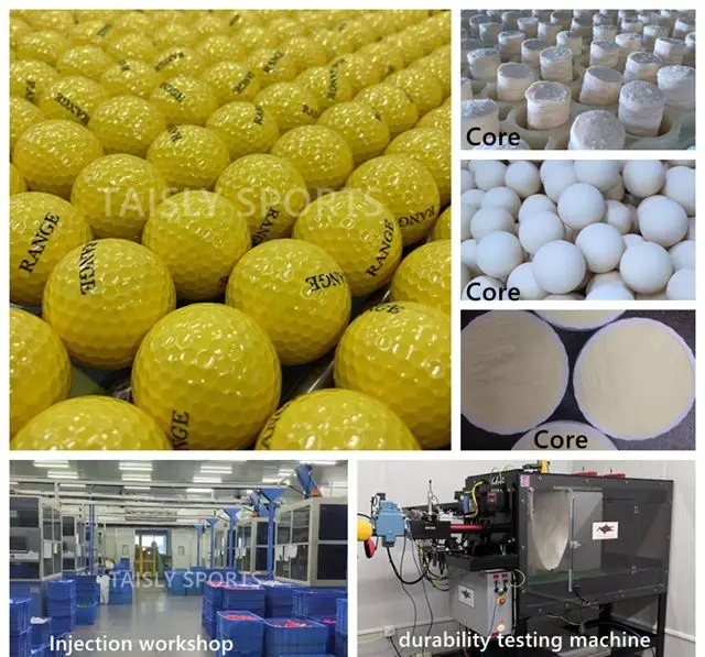 Low bounce driving range ball for mini driving course training golf ball