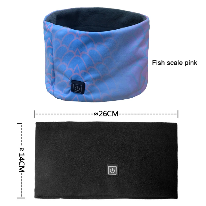 OEM Winter Custom Portable Neck Battery Heated Scarf Outdoor Warmth Smart Electricity  Warmer With Heating