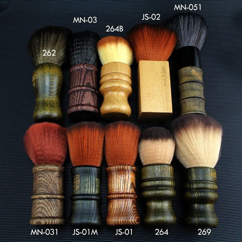 Barber and Salon Brush to Remove Loose Hair from Neckline and Ears After Haircut, Professional and Home Use Neck Duster