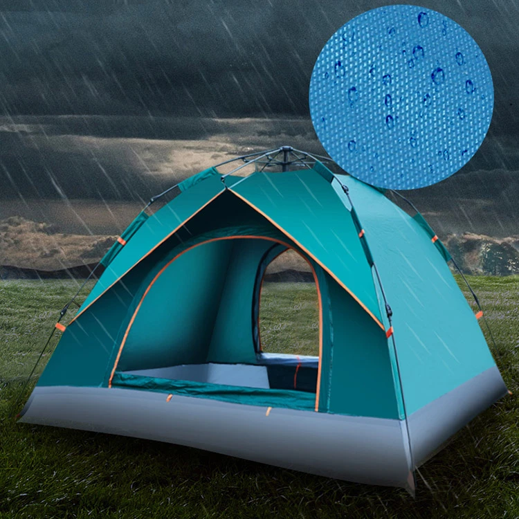 High Quality Large Capacity Family Outdoor Waterproof Automatic Pop up Camping Tent with Waterproof Sewing Storage Bag Design.