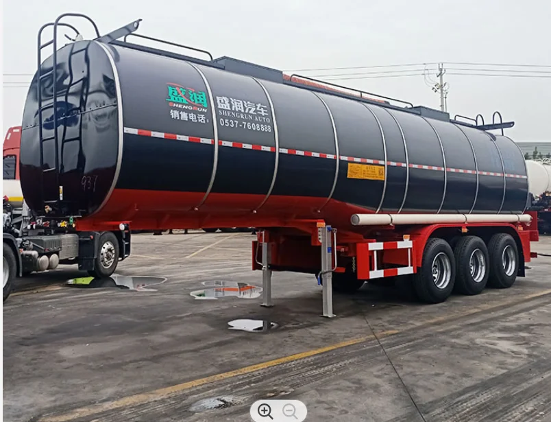 Tri-Axle Tanker Emulsified Liquid Bitumen Tank Semi Trailer