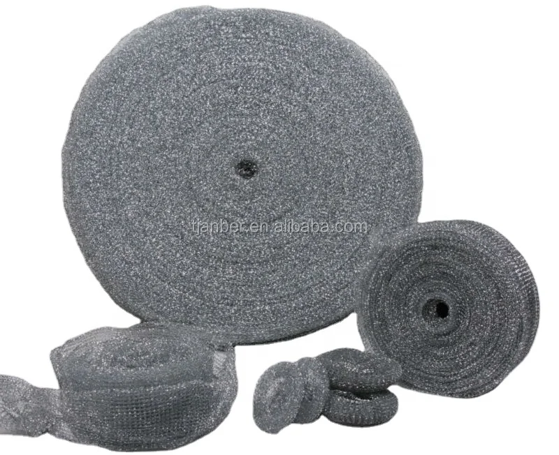 Factory Hot Selling Stainless Steel Galvanized Mesh Scouring Scrubber for Kitchen Cleaning