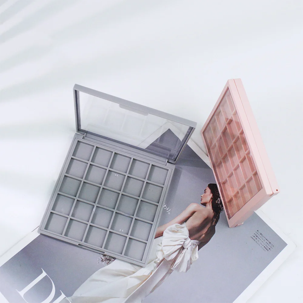 empty plastic multichrome chameleon eyeshadow tube packaging eyeshadow palette packaging 18