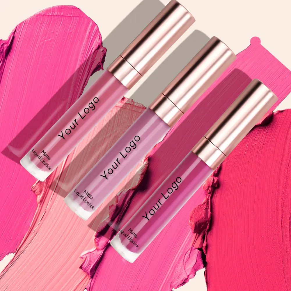 AURORA New High Quality 71color Vegan Nude Organic Matte Lipstick Liquid Private Label Custom Waterproof Lipstick Makeup low MOQ