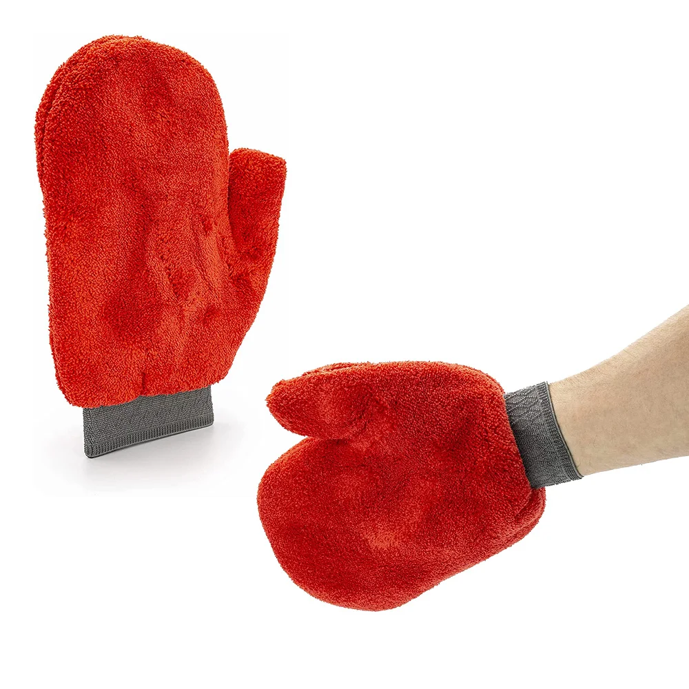 Microfiber Wash Mitt for Car Cleaning Mitts Tools Premium Chenille Scratch Car Wash Mitt