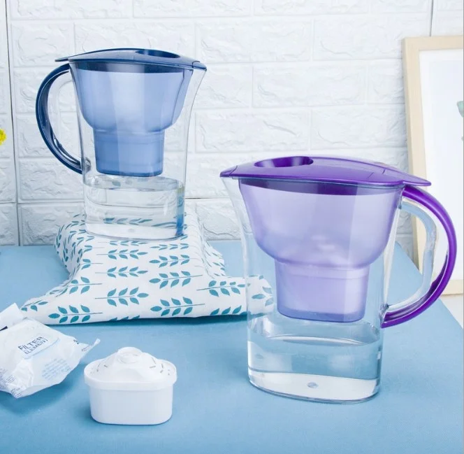 Alkaline Water Pitcher Ionizer With 2 Long Life Filters Water Filter Purifier, pH RESTORE Water Filtration System