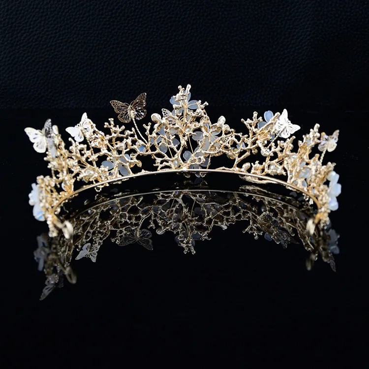 Wholesale New Fashion Crystal Rhinestone Crown Bridal Crown Tiaras Bride Wedding Hair Accessories Cake Topper CR216