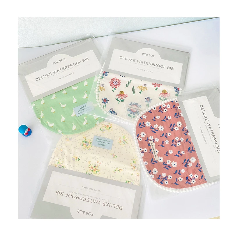 Печатных водонепроницаемый нагрудник декоративные ложный воротник лет ребенка Делюкс на липучке на возраст 1, 2, 3, детские нагрудники 100% хлопок с застежкой-липучкой моющиеся