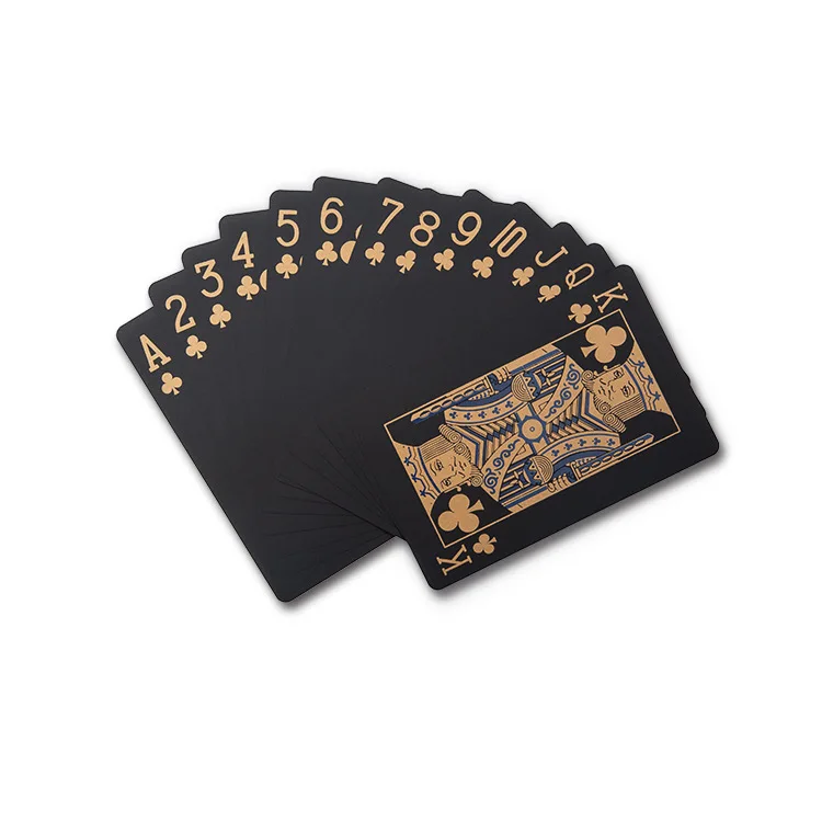 Waterproof Poker Card Cheap Plastic Pvc Rfid Customized Playing Card No Minimum Cards Poker Custom Packaging pink gold black red