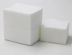 OEM Organic Lint Free Facial Makeup Remover Pads square cotton pads cosmetic disposable cleaing Pad