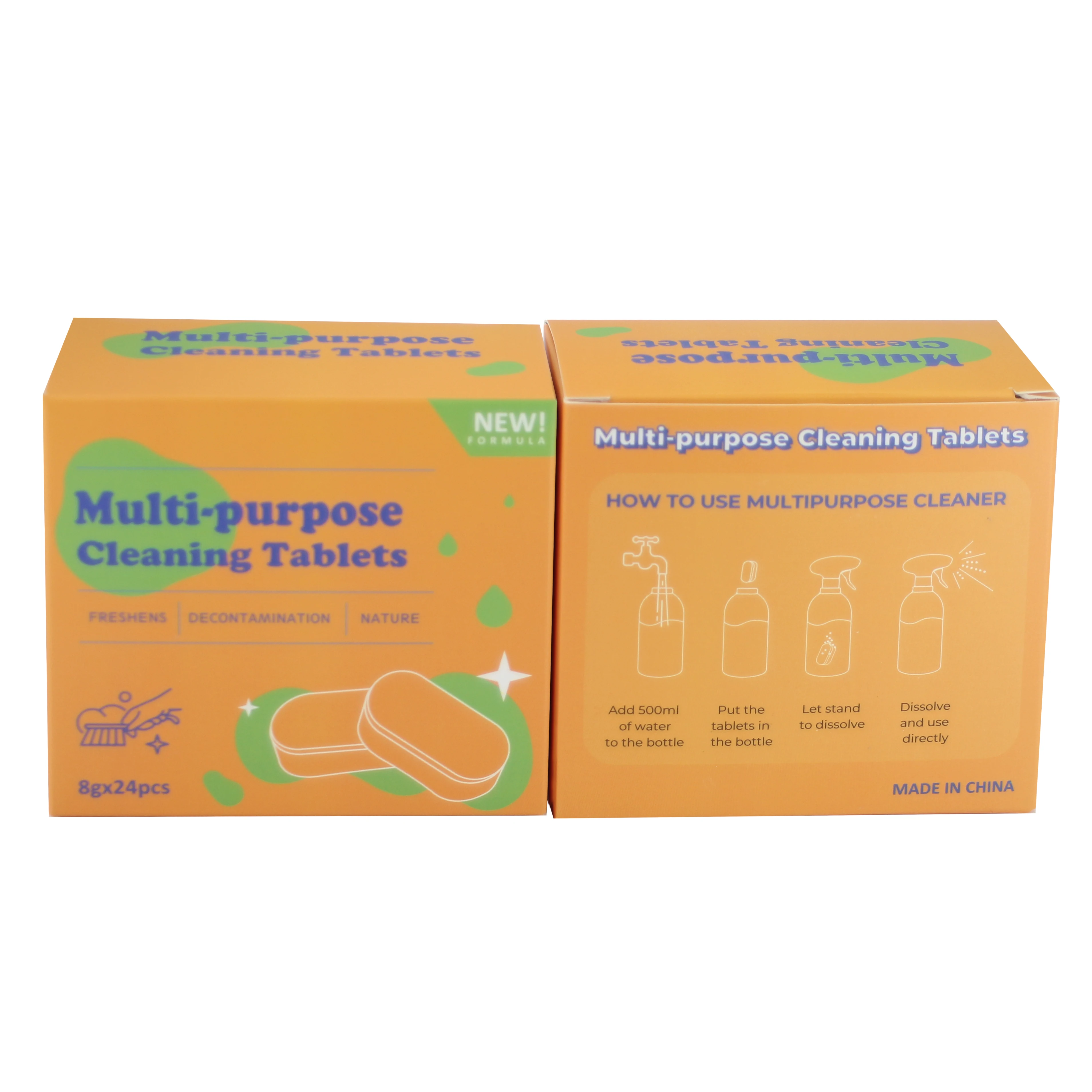 Hot sale Multi - Functional Effervescent cleaning Tablets/All purpose clean spray/Household cleaner Effervescent Tablets