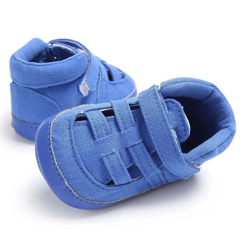 Toddler Cotton Canvas Sports Boy Slide Soft Infant Summer Baby Shoes Sandals