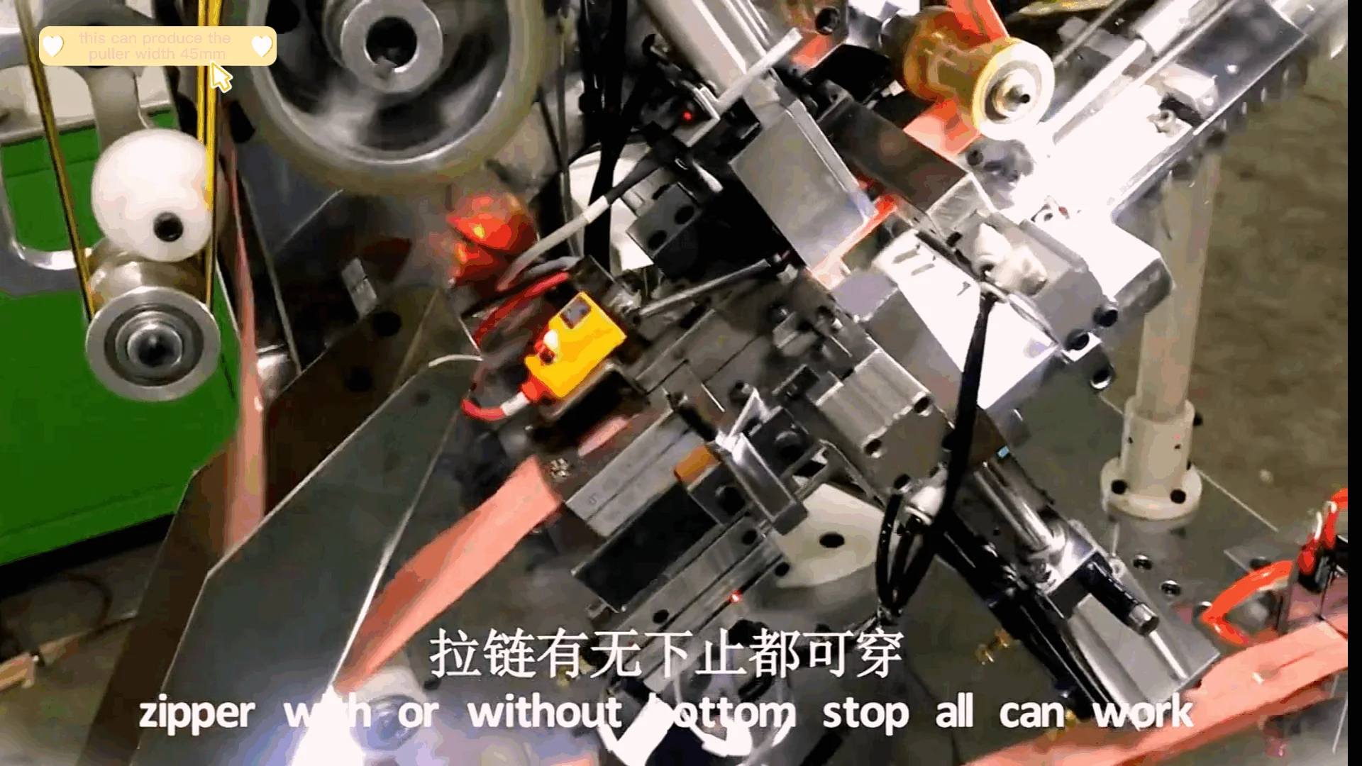 New style ZYN automatic slider mounting machine for zipper machine